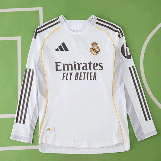 25/26 REAL MADRID HOME LONG SLEEVE
